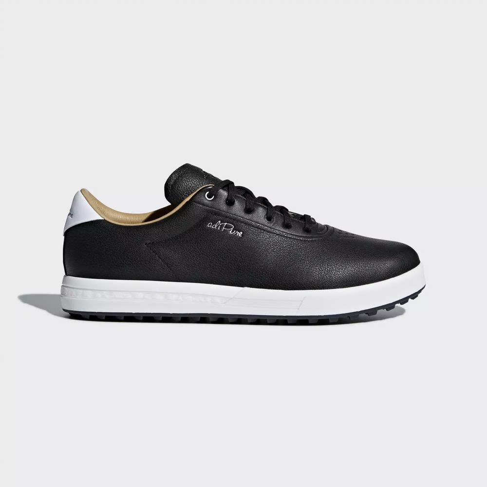 Adidas Adipure SP Tenis De Golf Negros Para Hombre (MX-70306)